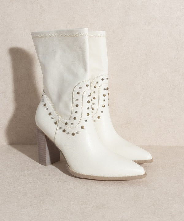 The Steeley Studded Boot *2 Colors