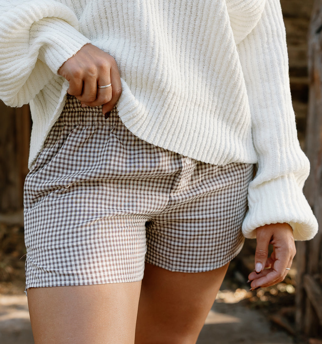 Mocha Boxer Shorts