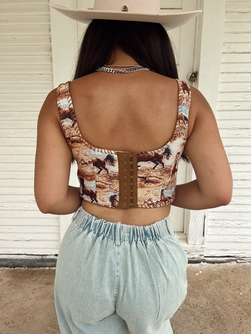 Wild Horses Top