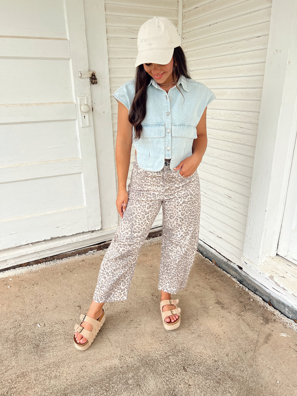 The Della Sue Denim Top