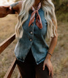 The Laurel Denim Vest
