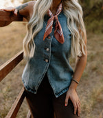 The Laurel Denim Vest