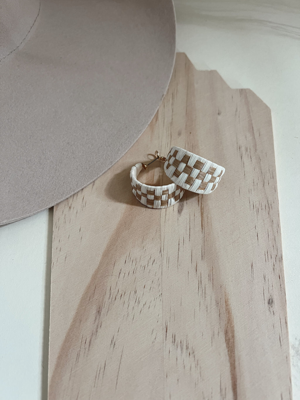 The Raffia Hoops
