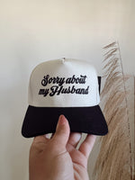 My Husband Canvas Trucker